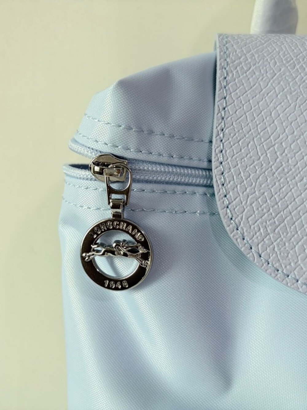 ✨ Longchamp Le Pliage Light Blue Backpack - Picture 3 of 6